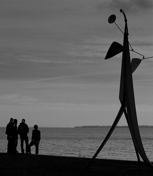 Sculpture garden at Louisiana Museum of Modern Art, Denmark